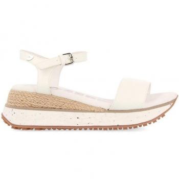 Sandalias de cuña blancas Gioseppo con detalle de hebilla en el tobillo