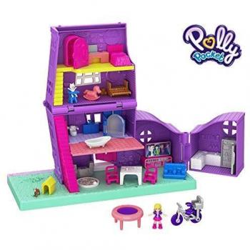 Polly Pocket Casa de muñecas de juguete con accesorios