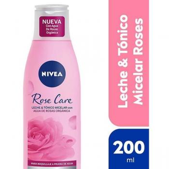 Nivea Leche y Tónico Micelar 2 en 1 Rose Care