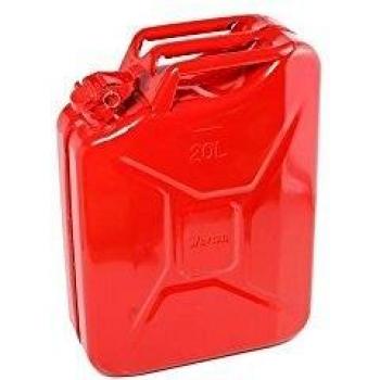 DYNATEC Alta calidad combustible kanisters rojas Metal 20 Litre Gasolina Diesel Aceite