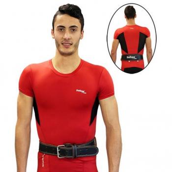 Cinturón Softee Fitness Cuero - Cinturón de entrenamiento, material de cuero, diseño ergonómico, ajuste personalizado, ideal para fitness y levantamiento de pesas