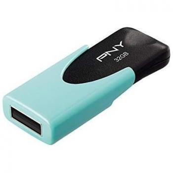 PNY Attaché 4 Unidad Flash USB 16 GB USB Tipo A 2.0 Turquesa - Memoria USB