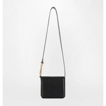 Chiara Ferragni Collection Black Fabric Crossbody Bag, Cross Body Bags, female, Black, Size: ONE SIZE