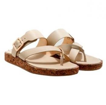 Sandalias de piel Tardana beige Neosens para mujer S3214