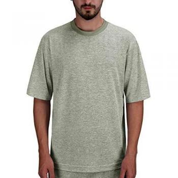 DISHANG Manga Corta para Hombre Suave, Ligero y Elástico Pijama Camisas Atléticas Transpirables para Dormir
