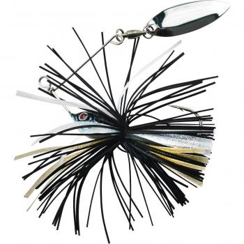 Quantum Specialist Spinnerbait - Negro de metal - 7 cm/12 G