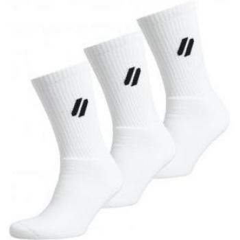 Calcetines altos Coolmax para hombre Superdry blancos (3 pares) - S-M