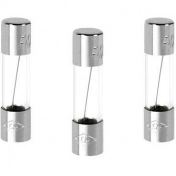 Juego de 3 fusibles de vidrio 4A, 5 x 20 mm