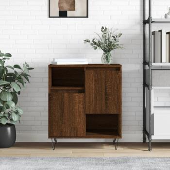 Aparador de madera contrachapada 60x35x70 cm - Mueble de Almacenaje de Salón, Armarios con Puertas, Cajón de Madera, Buffet para salón Moderno, Armario Auxiliar,