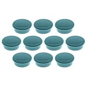 Imán Premium Discofix Ø 40 mm azul claro, 10 unidades, con fuerza de sujeción de aproximadamente 2.2 kg