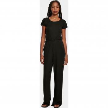 Urban Classics Women's Black Wide Leg Jumpsuit 2XL