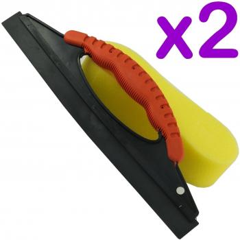 2pc coche Kit de limpieza - Espumadera y esponja - perfectos para coche limpieza, Pack de 2