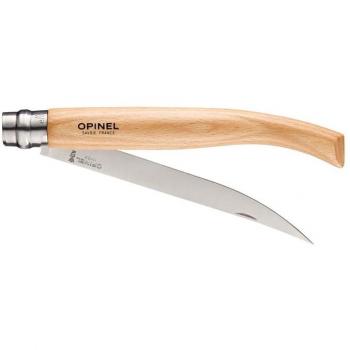 Opinel No.15 Slim Beech Pocket Knife - Engravable and Personalizable