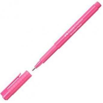 Rotulador Permanente Faber-Castell Broadpen Pastel Rosa (10 Unidades)
