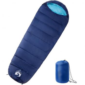 Saco de dormir tipo momia de camping para adultos 3 estaciones vidaXL