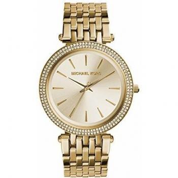 Michael Kors Reloj para Mujer DARCI, Tamaño de Caja de 39 mm, Movimiento de Tres Manecillas, Correa de Acero Inoxidable, Dorado