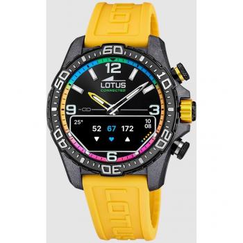 Reloj de Hombre Lotus Connected D con Correa de Caucho Amarillo - 20000/8