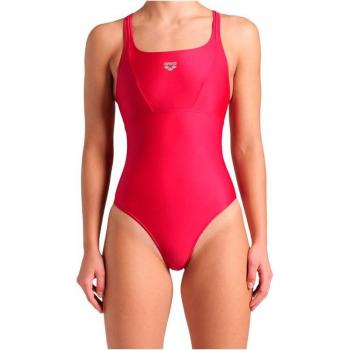 Bañador de natación Arena Solid Control Pro Mujer Gris 40