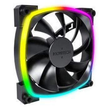 Montech Ventilador AX120 PWM ARGB 120mm Negro