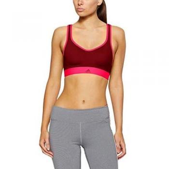 adidas Strngr Racer - Sujetador Deportivo para Mujer, Mujer, Sujetador Deportivo, DM7199, Nobmar/Shopnk, Extra-Small