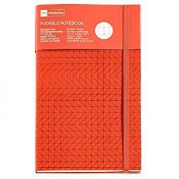 Miquelrius - Cuaderno flexible book 130 x 210 mm 96 hojas lisas orange grabado nordic