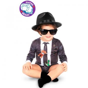 Disfraz de Blues Brothers para bebé - My Other Me Blues 0-6 Meses