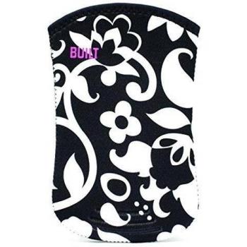 BUILT - Funda/calcetín de neopreno para Kindle, color negro con vid blanca