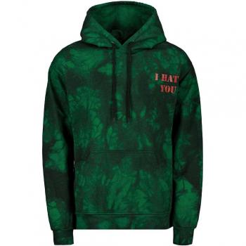 Green XL Terminator Tie Dye Hoodie Sweatshirt
