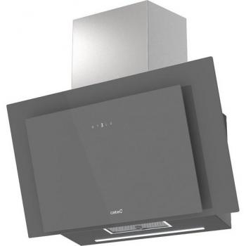 Campana Decorativa Cata Thalassa Pro 800GGR, 80 cm, 6 Niveles de Extracción, 842 m³/h, Clase A+++, Gris, con Tira LED y Temporizador