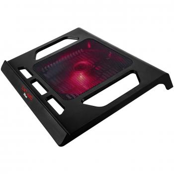 Trust GXT 220 - Soporte de refrigeración iluminado para ordenadores portátiles