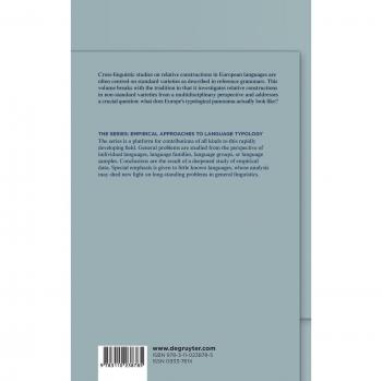 Relative Constructions in European Non-Standard Varieties: Empirical Approaches to Language Typology (EALT, Volume 50)