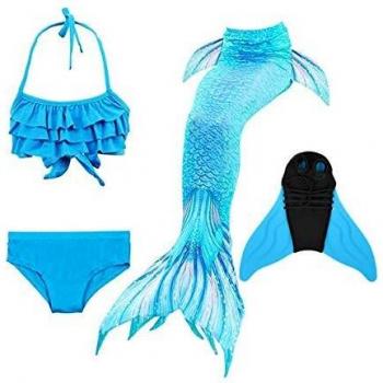shepretty Traje de Baño de La Cola Sirena de Las Muchachas Bikini Set,Ldh53,150