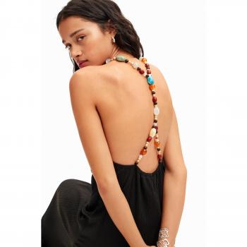 VESTIDO LARGO DESIGUAL LEILA