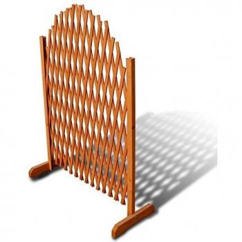 vidaXL Solid Wood Trellis Fence 180x100cm Extendable Outdoor Barrier Panel