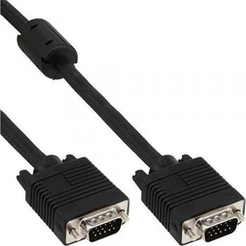 Cable S-VGA 15HD Macho a Macho Negro 1.5m