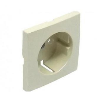 Tapa para toma Schuko LOGUS 90 con protección, color perla, modelo EFAPEL 90632 TPE