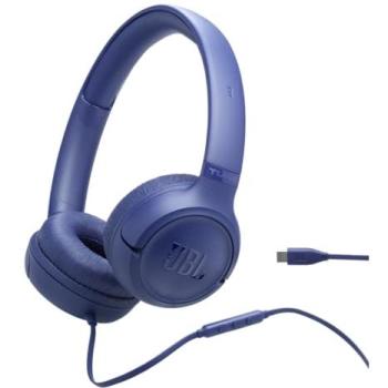 Auriculares Supraaurales JBL Tune 530C con Cable USB-C Azul
