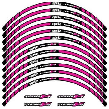 Kit de Pegatinas para Llantas de Moto Aprilia Tuono V4