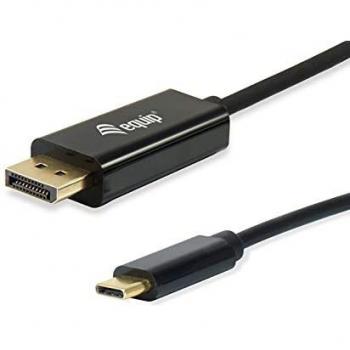 Equip 133467 Adaptador de Cable de vídeo 1,8 m USB C DisplayPort Negro - Adaptadores de Cable de vídeo