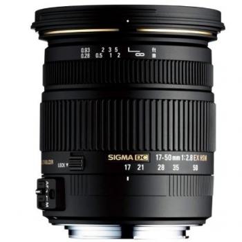 Objetivo Sigma 17-50mm f/2.8 EX DC HSM para Sony A - Reacondicionado, como nuevo, 30 meses de garantía, envío gratuito