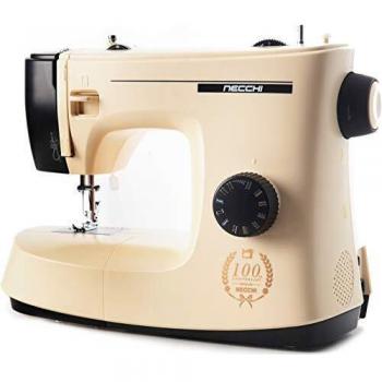 Necchi KM417A New Mirella - Máquina de coser con 17 puntos de costura, exclusiva, fácil de usar para principiantes, grapadora automática de hogar, costura creativa, profesional, eléctrica