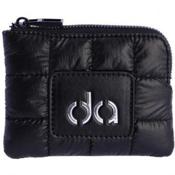 Monedero pequeño de mujer Don Algodón Lala color negro con cremallera