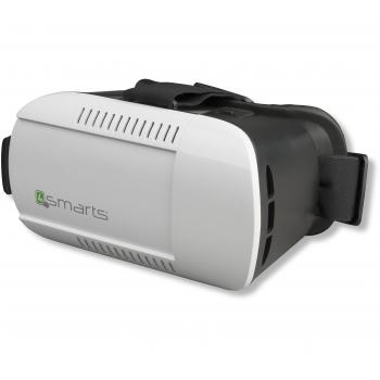 4smarts VR Spectator PLUS Gafas de realidad virtual Negro, Blanco 366 g - Dispositivos de visualización montados en cascos