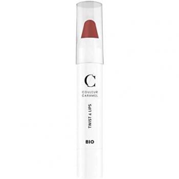 Couleur Caramel Twist & Lips Hydrating Lipstick 401 Beige Red 3g