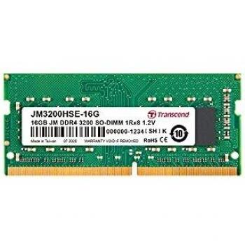 Transcend JetRam SO-DIMM DDR4 3200MHz 16GB CL22 1Rx8