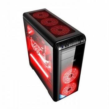 Caja de PC Gaming ATX Droxio Hologram con Latón Metacrilato