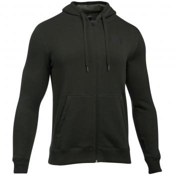 Under Armour Rival Fitted Full Zip Sudadera, Hombre, Verde, S
