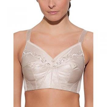 Sujetador reductor Selene Linda 95 B Tierra, sin aros, tallas fuertes