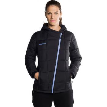Chaqueta de mujer Trangoworld Arnia con capucha, color negro lila, talla M