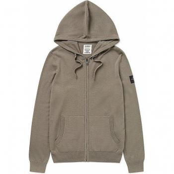 Sudadera Platin marrón ECOALF - Jersey de hombre con capucha y cierre de cremallera
